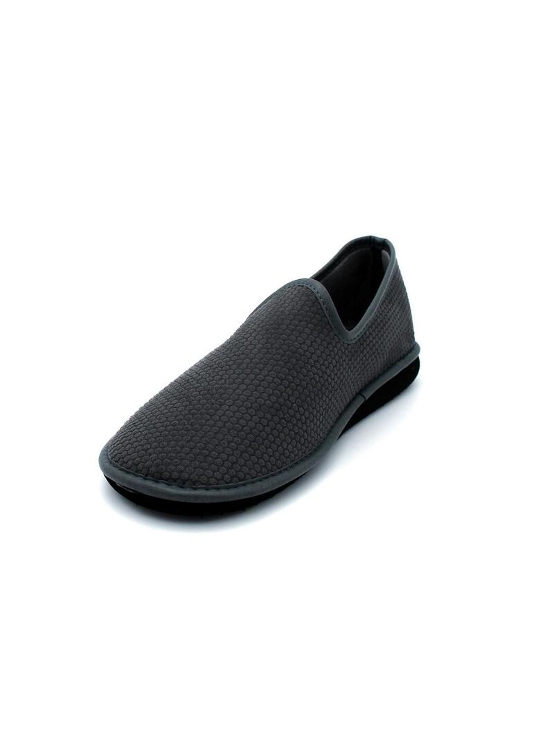 Zapatillas de casa BE.GOMUS Misuri  6622 Antracita Hombre.
