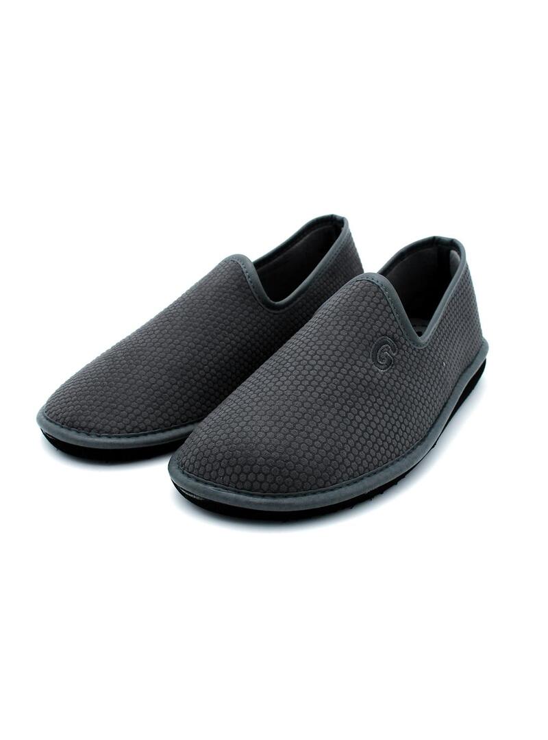 Zapatillas de casa BE.GOMUS Misuri  6622 Antracita Hombre.