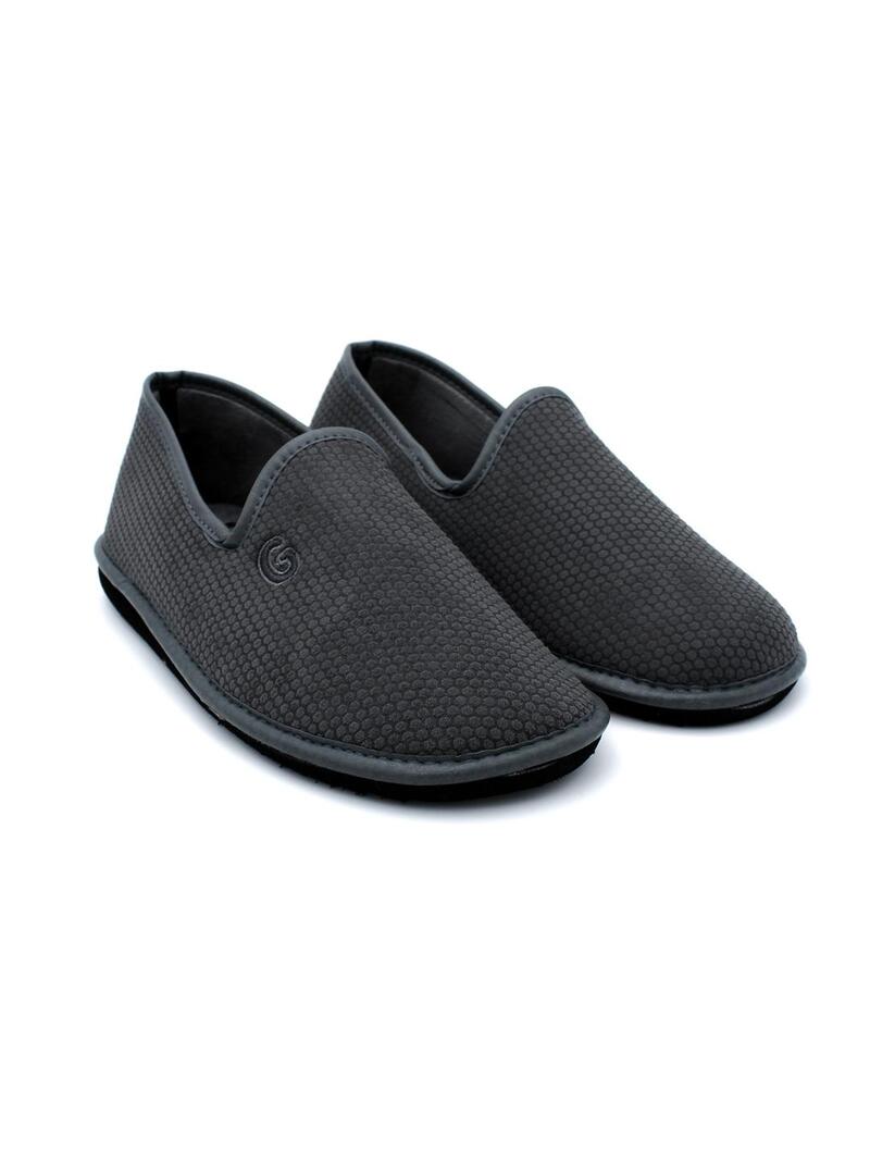 Zapatillas de casa BE.GOMUS Misuri  6622 Antracita Hombre.