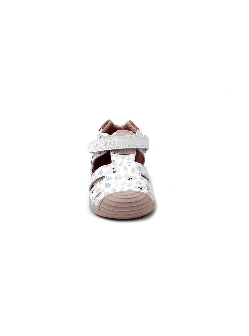 Sandalias BIOMECANICS 242103-B Blanco Niña.
