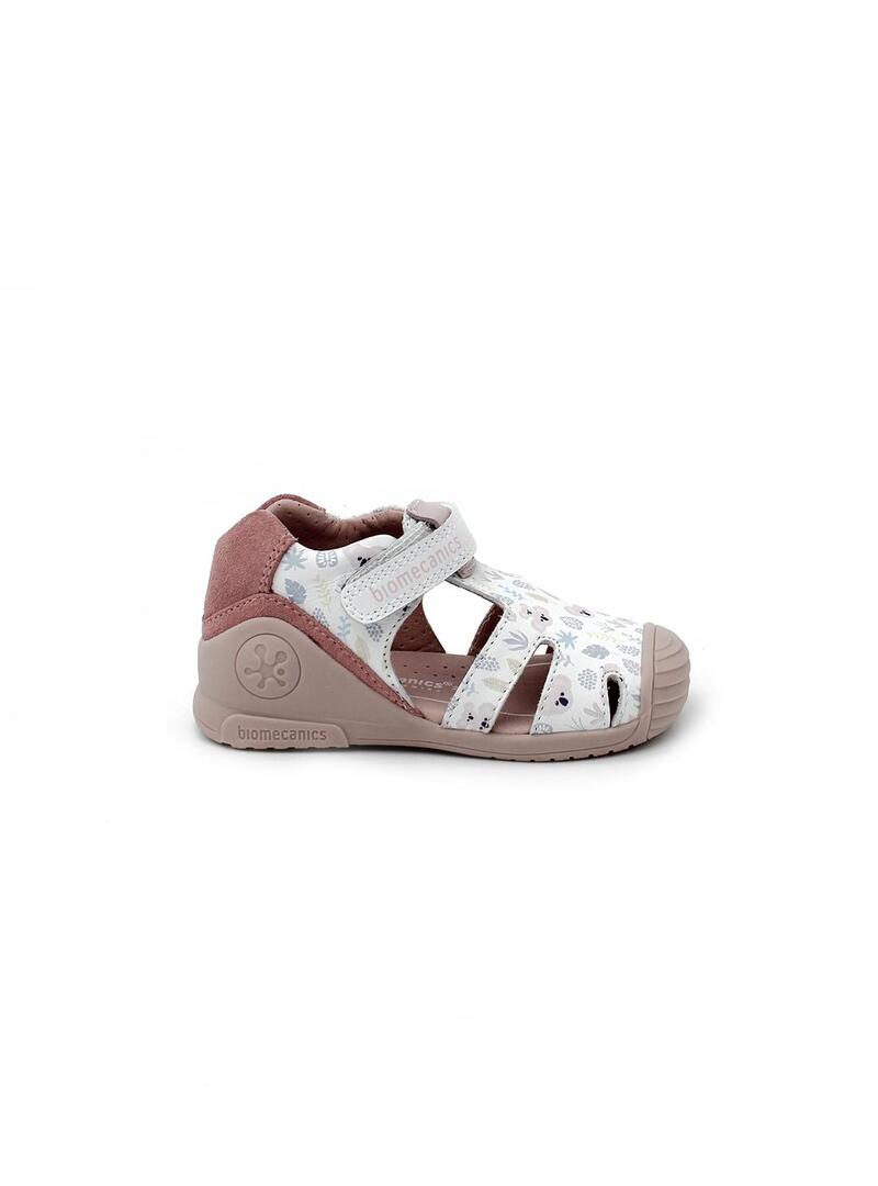 Sandalias BIOMECANICS 242103-B Blanco Niña.