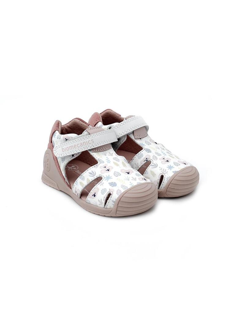 Sandalias BIOMECANICS 242103-B Blanco Niña.