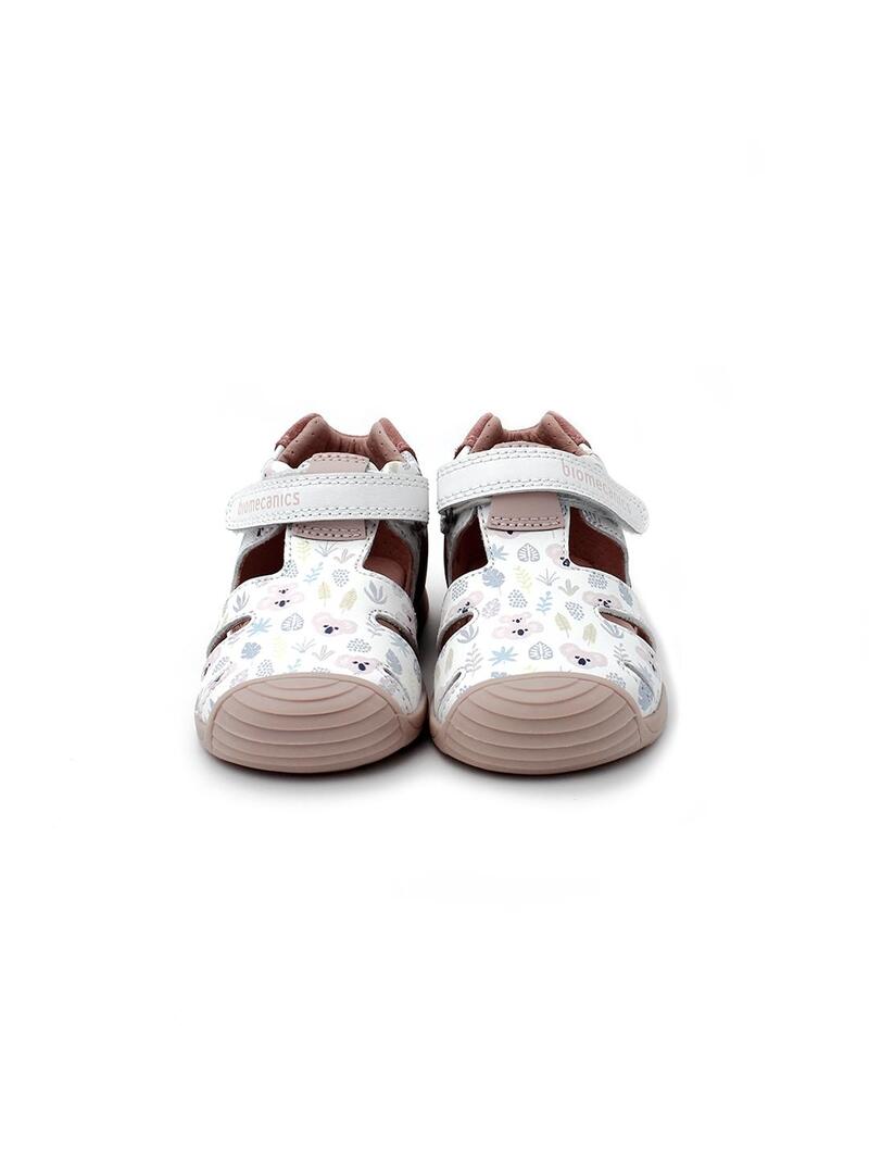 Sandalias BIOMECANICS 242103-B Blanco Niña.