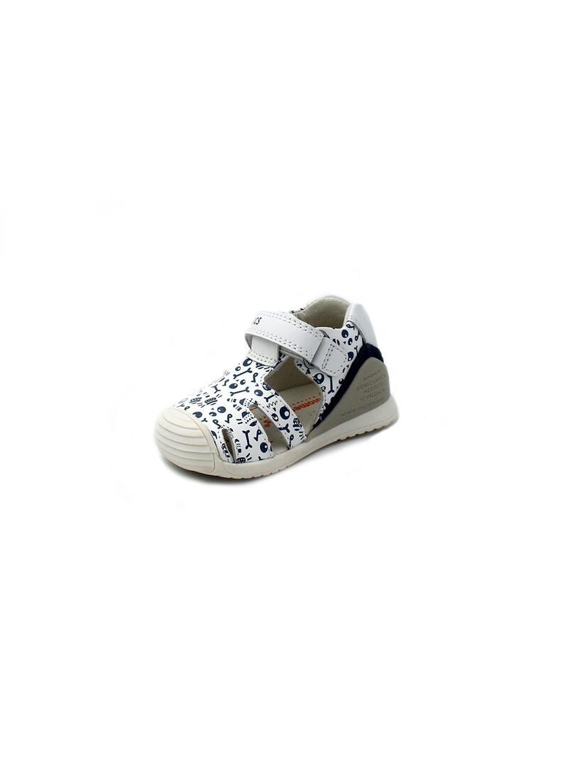 Sandalias BIOMECANICS 242128-B Blanco Niño.