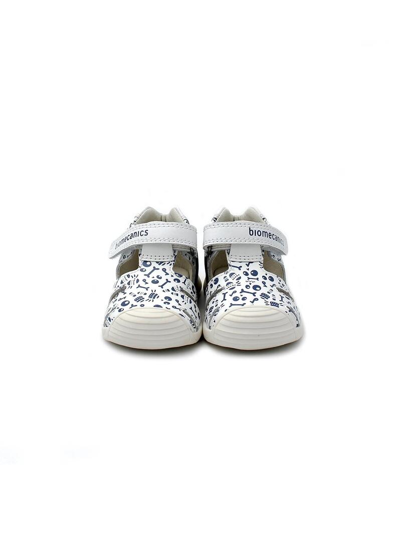 Sandalias BIOMECANICS 242128-B Blanco Niño.
