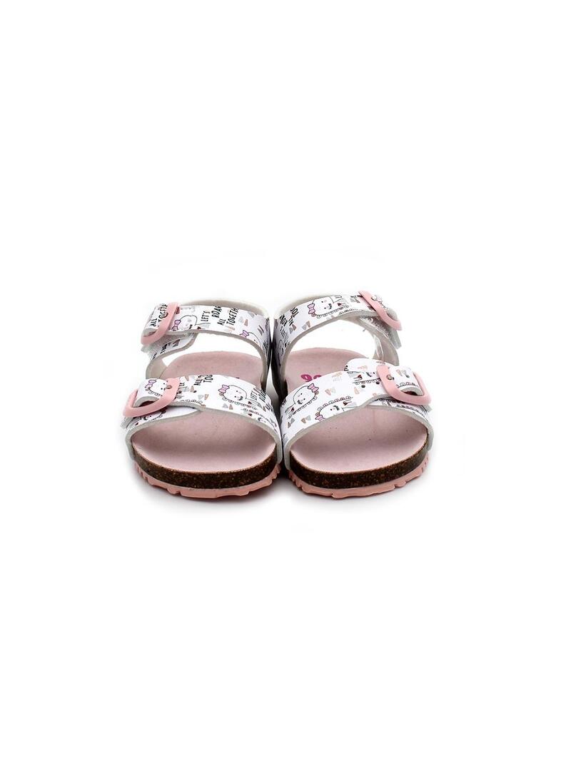 Sandalias GARVALÍN BIO 242453-C Blanco Niña.