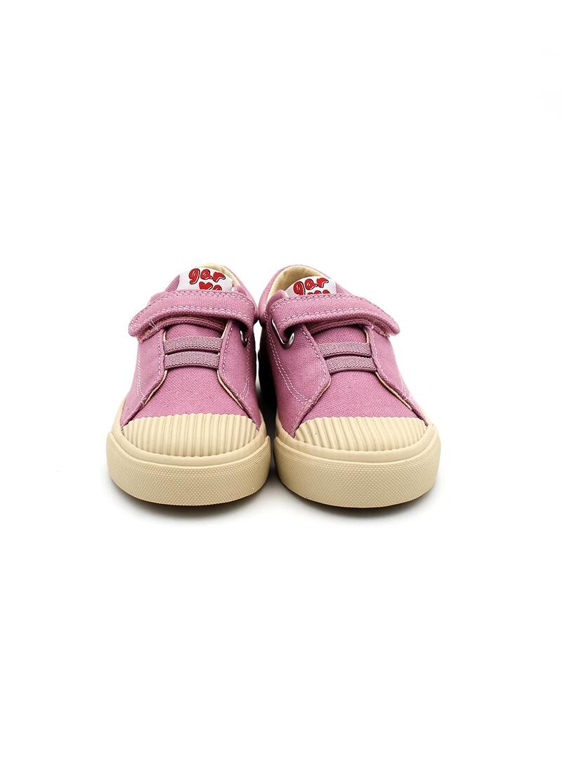 Bambas GARVALIN Chic Pique 24804-c Malva Niña.