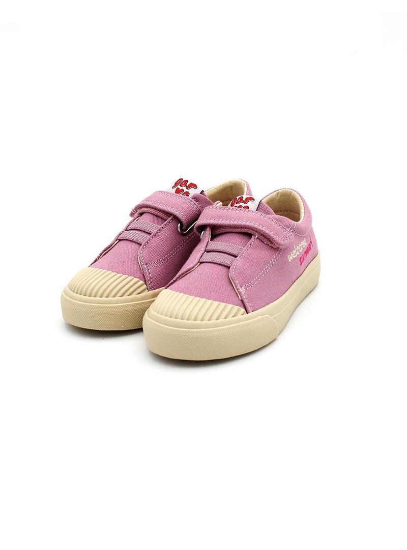 Bambas GARVALIN Chic Pique 24804-c Malva Niña.