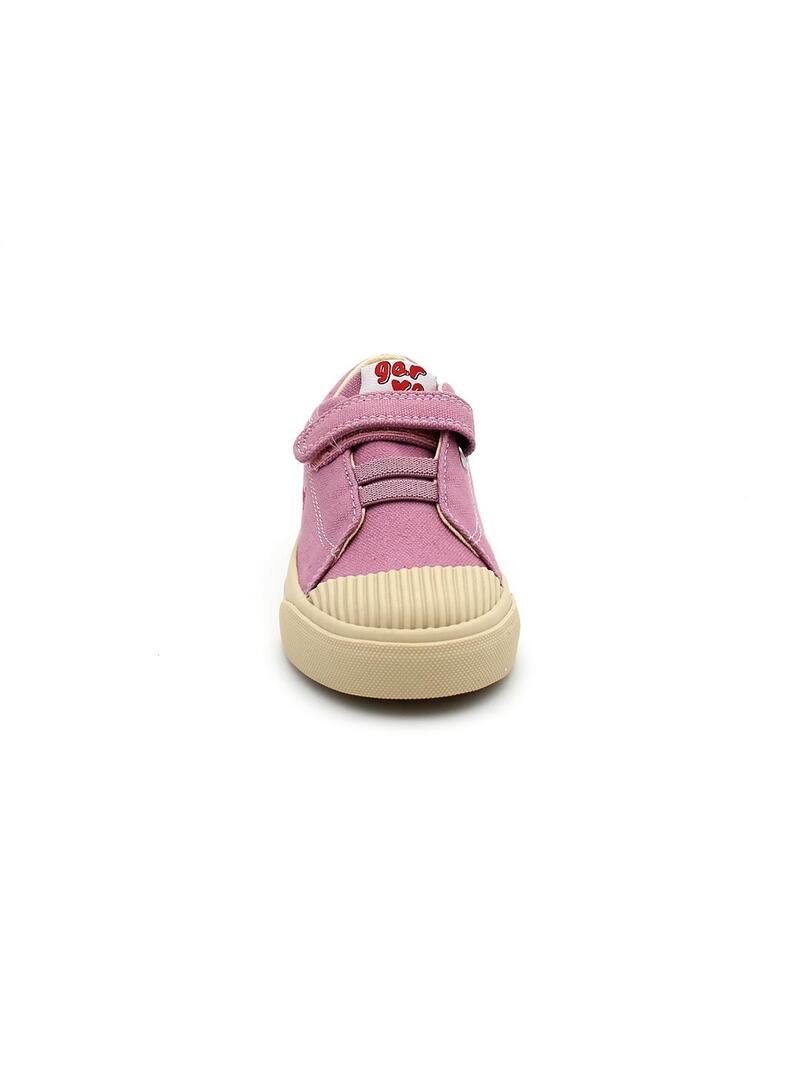 Bambas GARVALIN Chic Pique 24804-c Malva Niña.