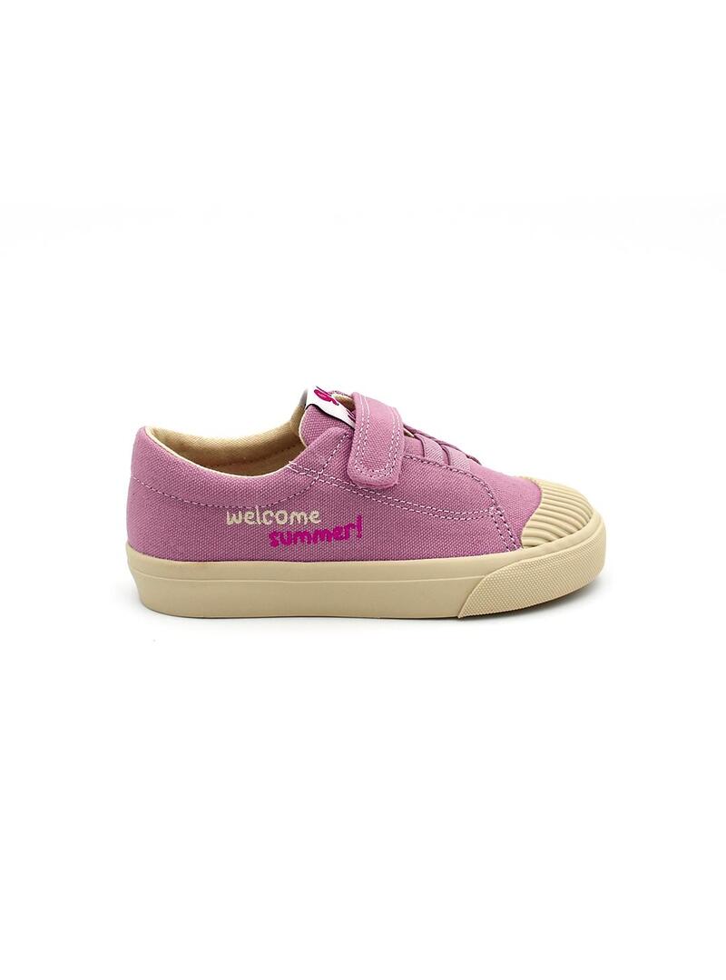 Bambas GARVALIN Chic Pique 24804-c Malva Niña.