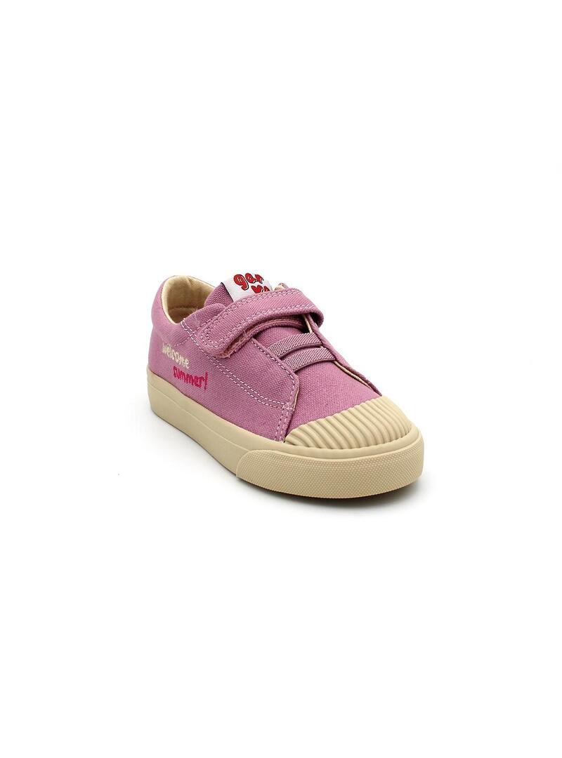 Bambas GARVALIN Chic Pique 24804-c Malva Niña.