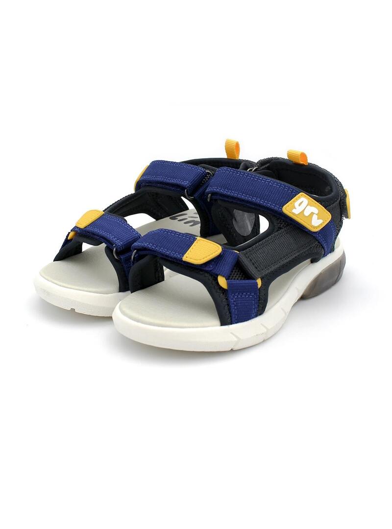 Sandalias GARVALÍN 242855-A Azul Niño.