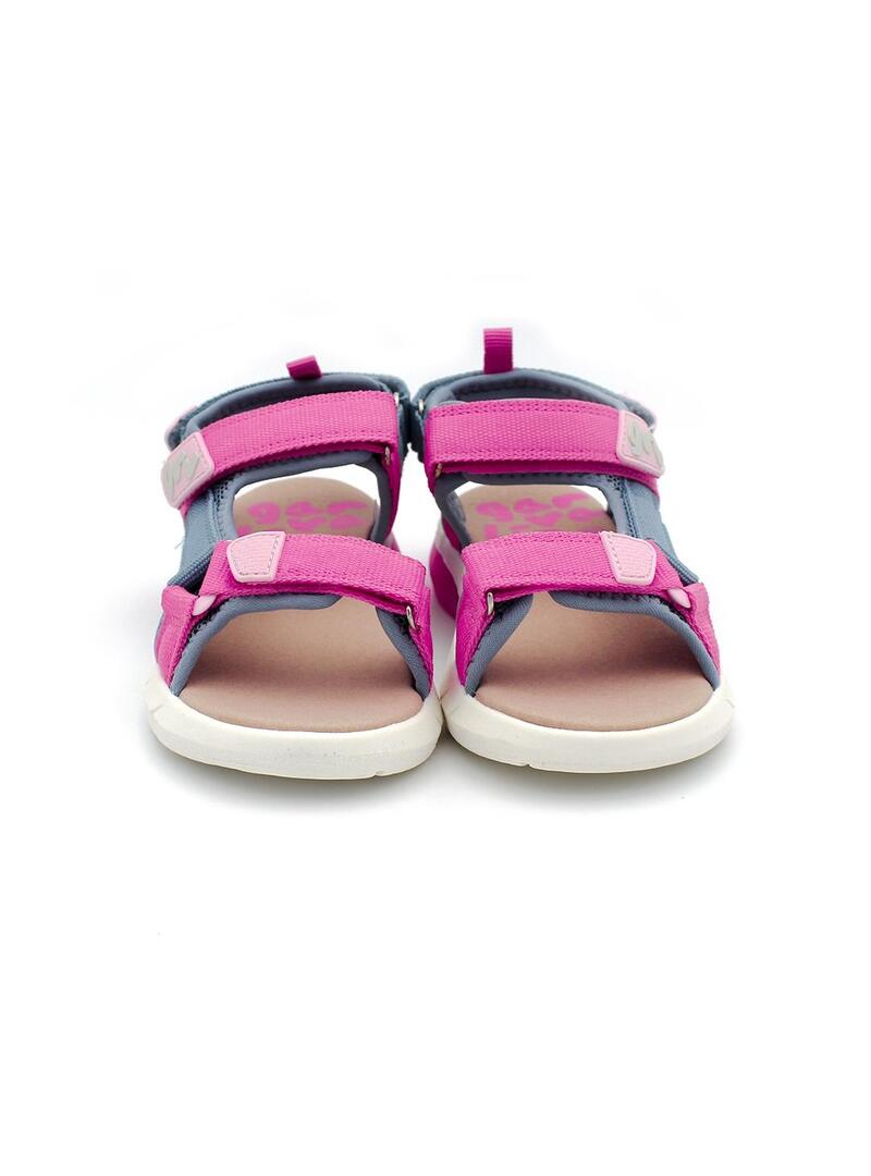Sandalias GARVALÍN 242855-C Jenas/Rosa Niña.