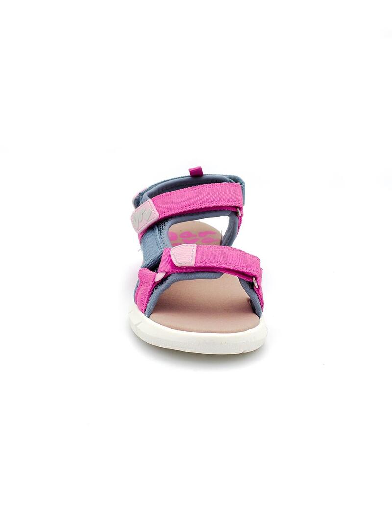 Sandalias GARVALÍN 242855-C Jenas/Rosa Niña.