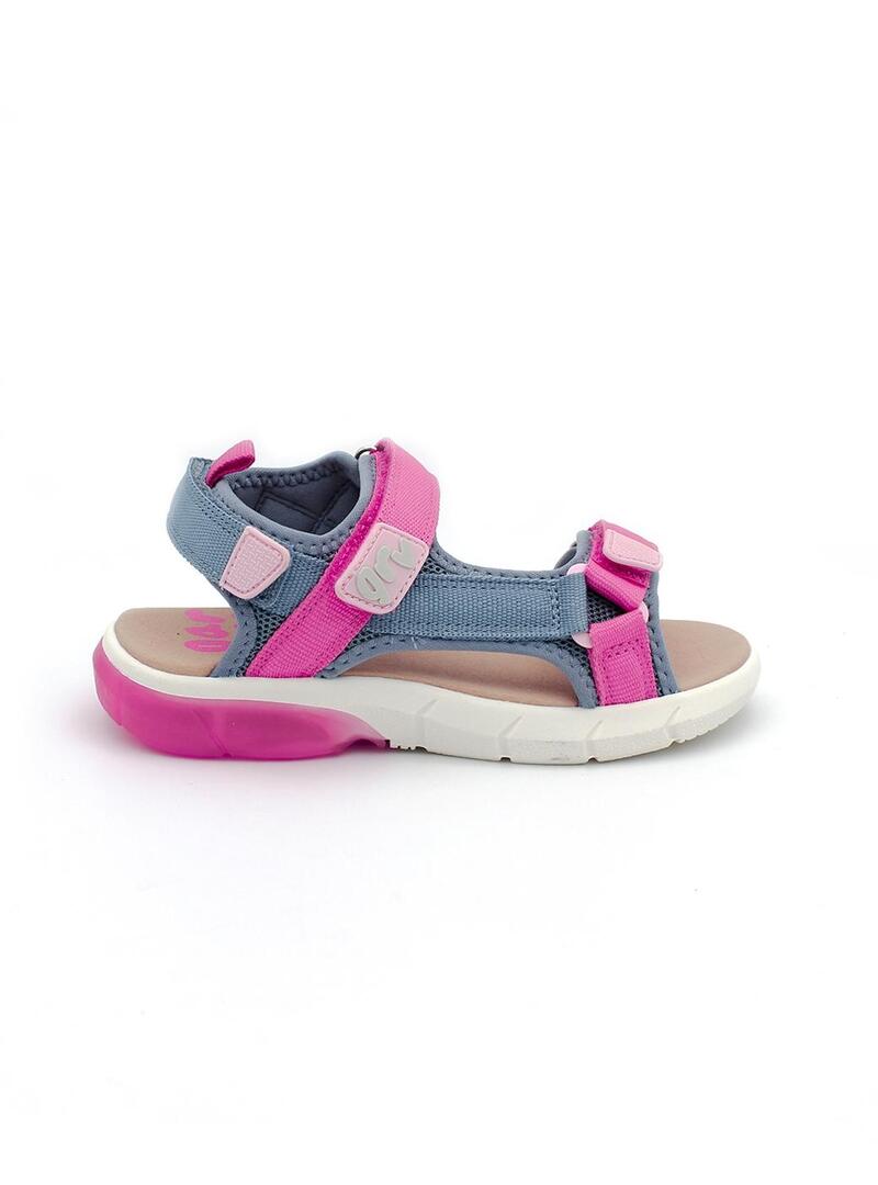 Sandalias GARVALÍN 242855-C Jenas/Rosa Niña.