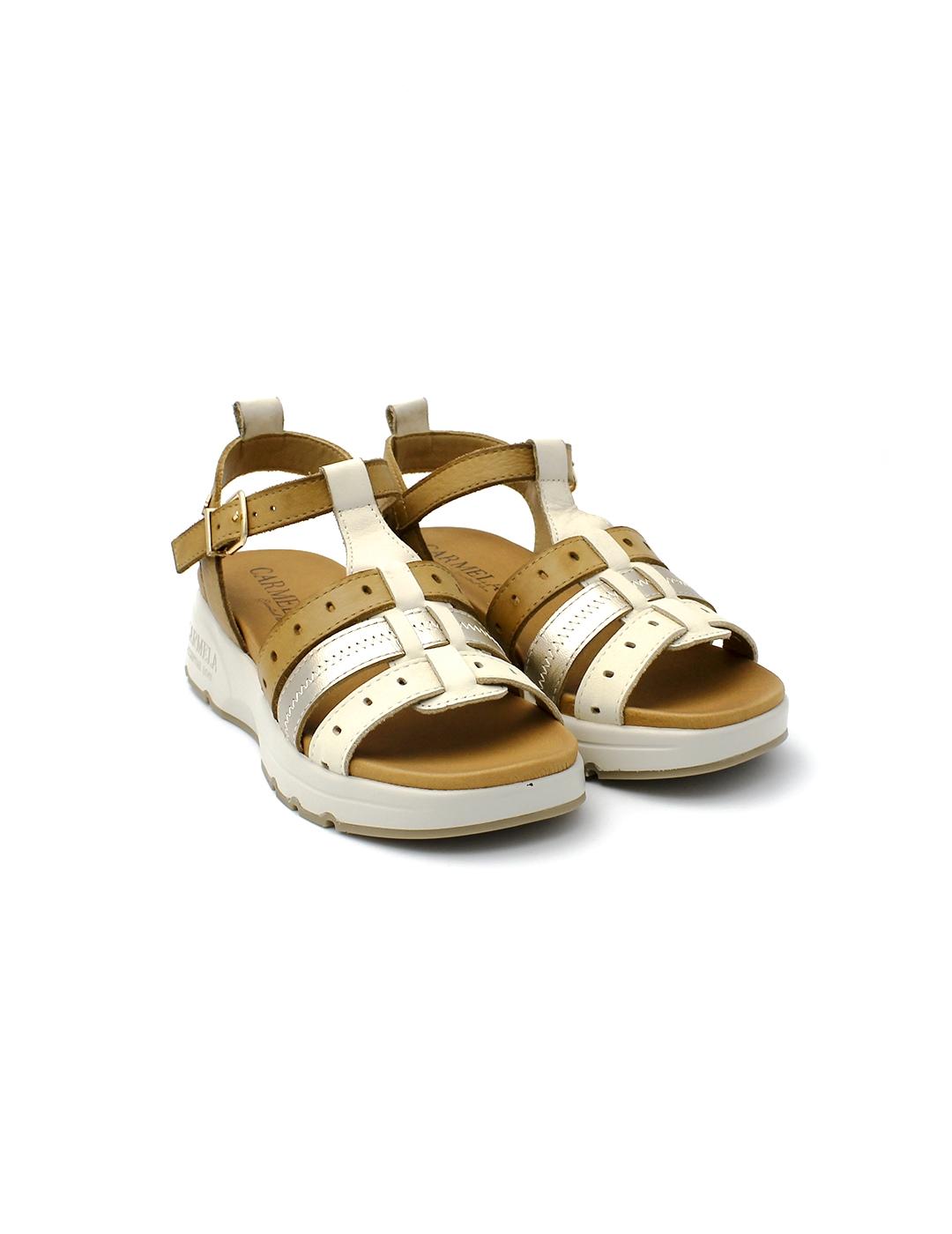Sandalia CARMELA 16164201-S8A1 Camel Mujer.