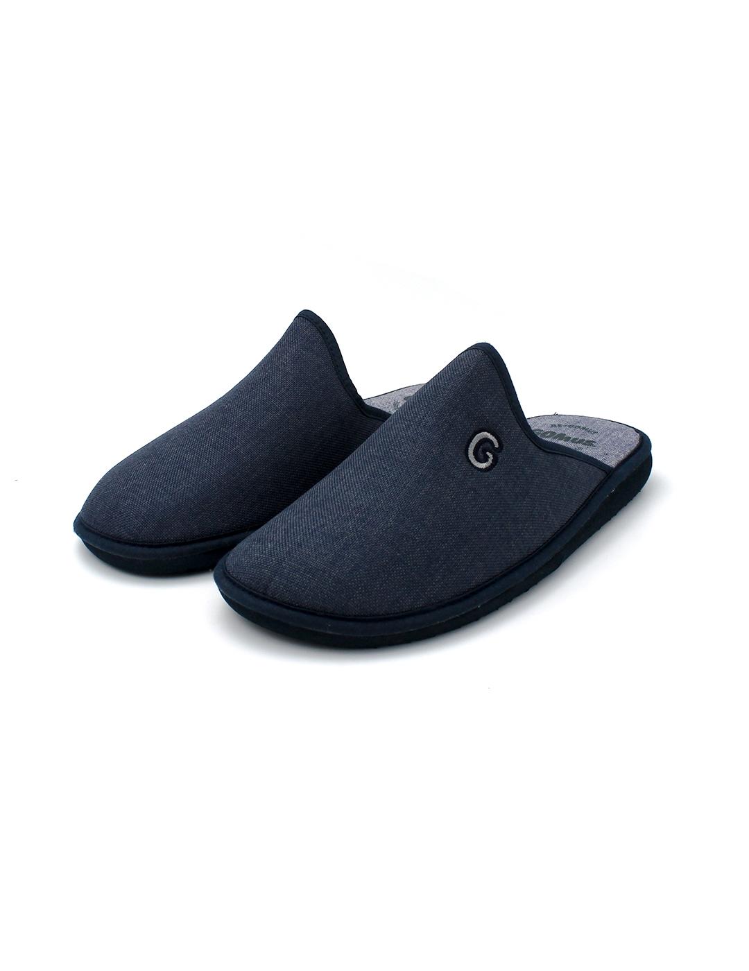 Zapatillas de casa Be.Gomus 682.08 Marino Hombre.