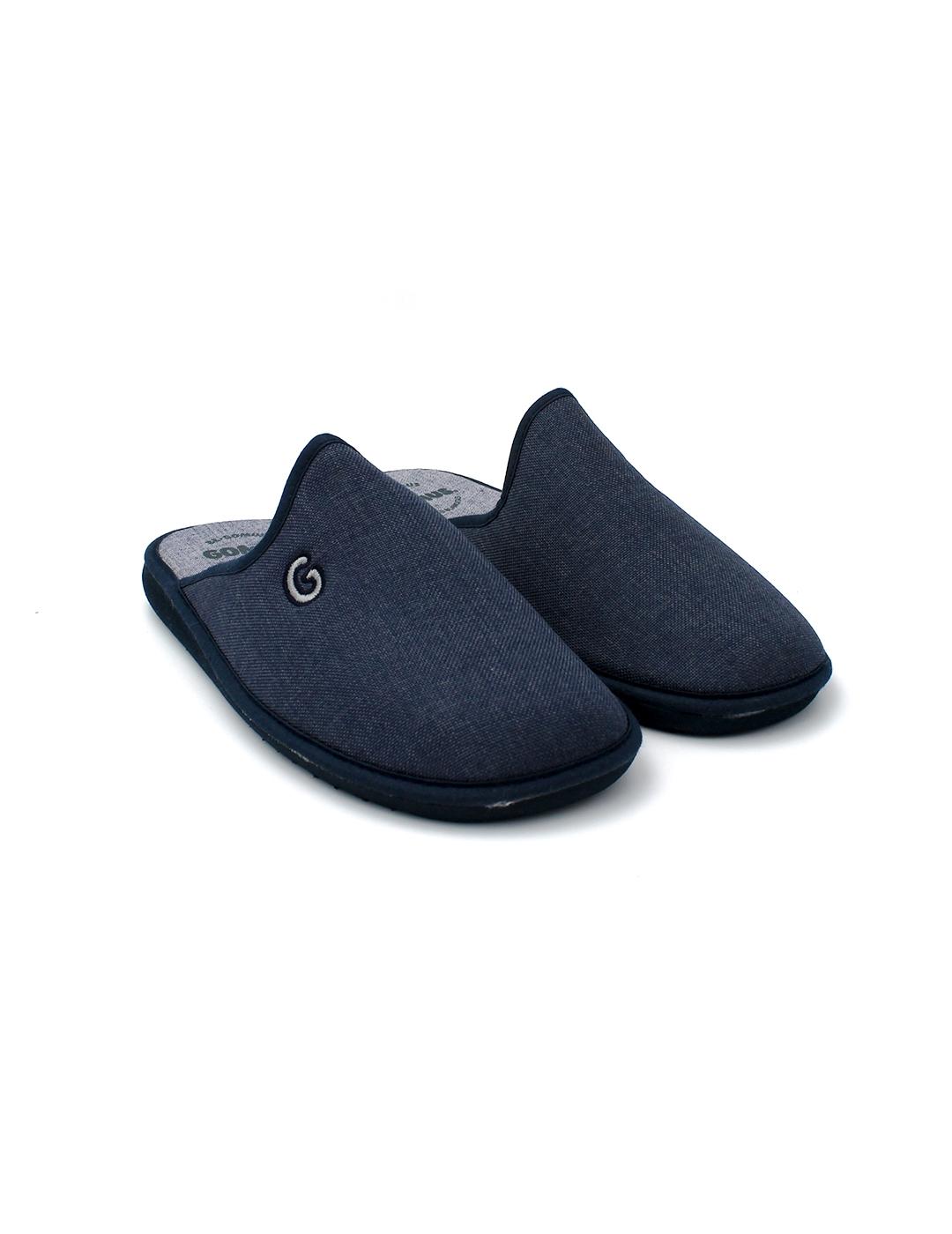 Zapatillas de casa Be.Gomus 682.08 Marino Hombre.
