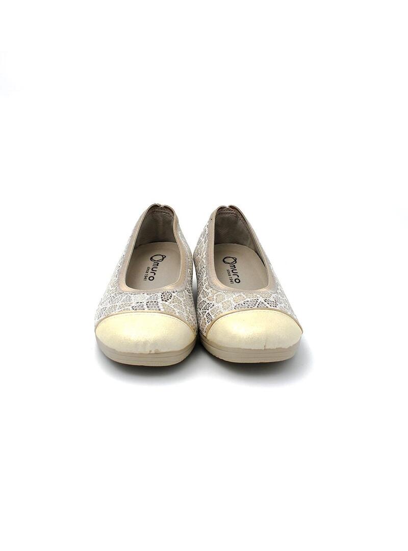 Zapatillas de calle Muro 813.10 Beige Mujer.