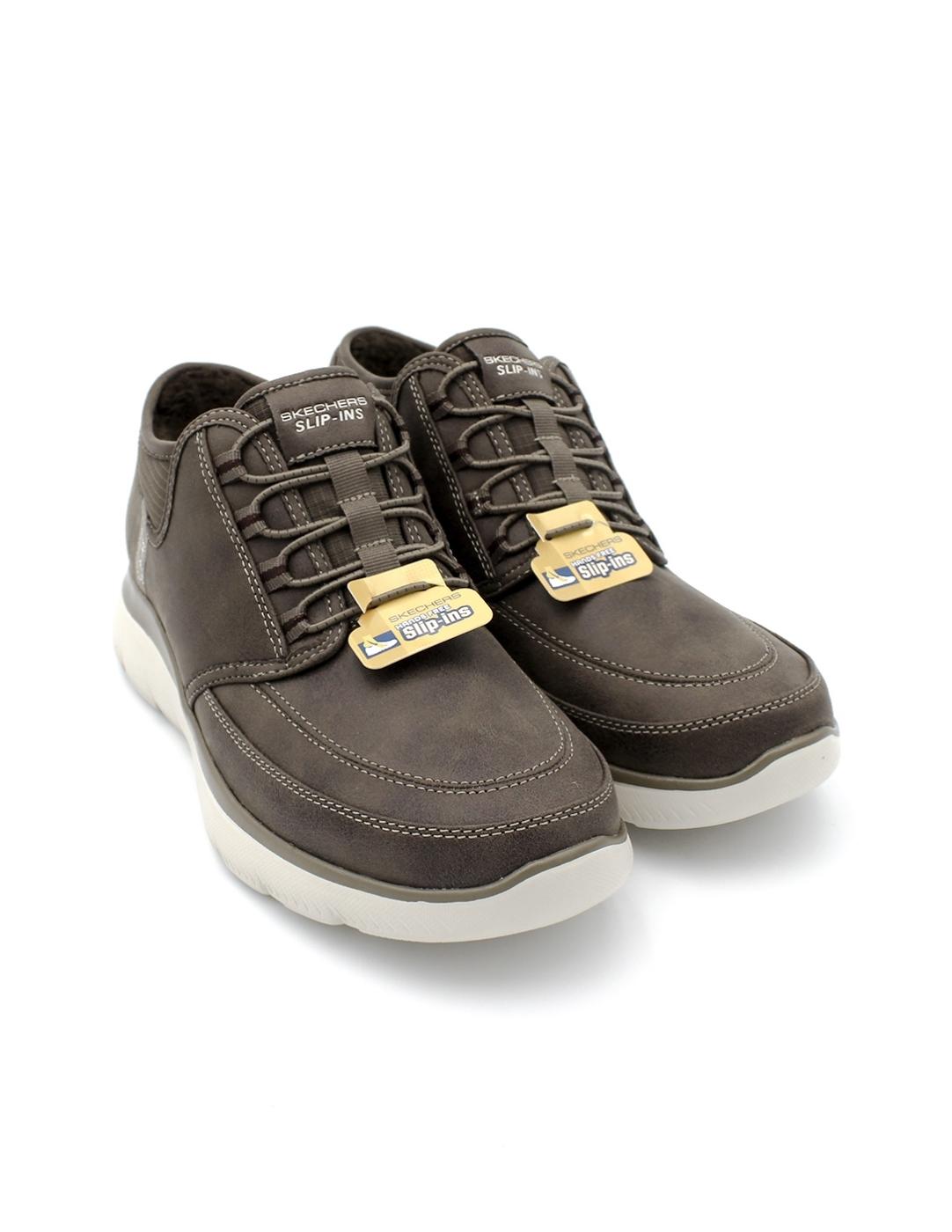 Deportivos SKECHERS 232927 Chocolate Hombre