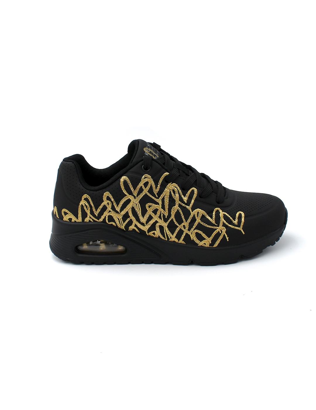 Deportivas JGoldcrown Skechers 177975 Negro Mujer