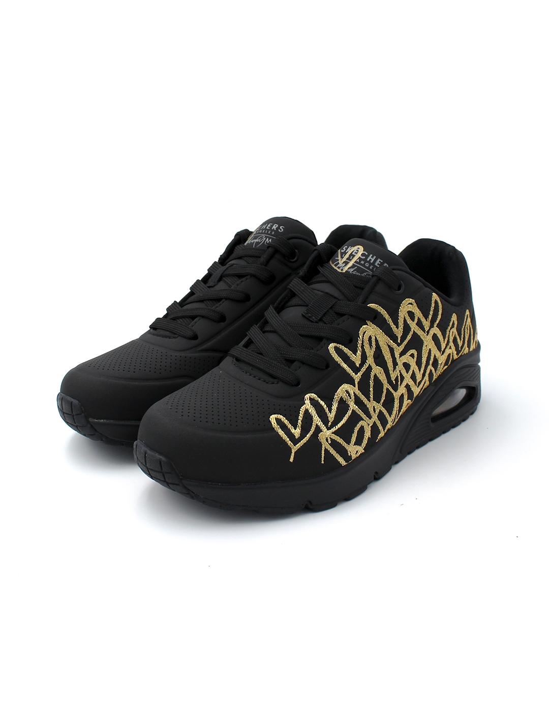 Deportivas JGoldcrown Skechers 177975 Negro Mujer