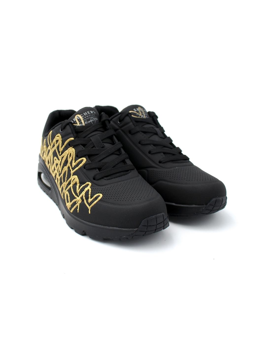 Deportivas JGoldcrown Skechers 177975 Negro Mujer