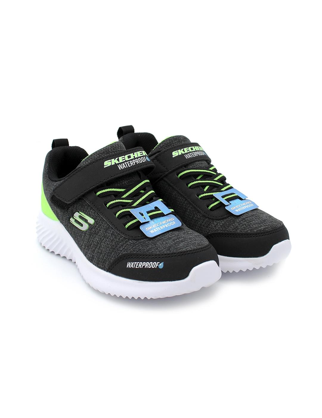 Deportiva Bounder-Dripper Drop 403739L Skechers Negro Niño