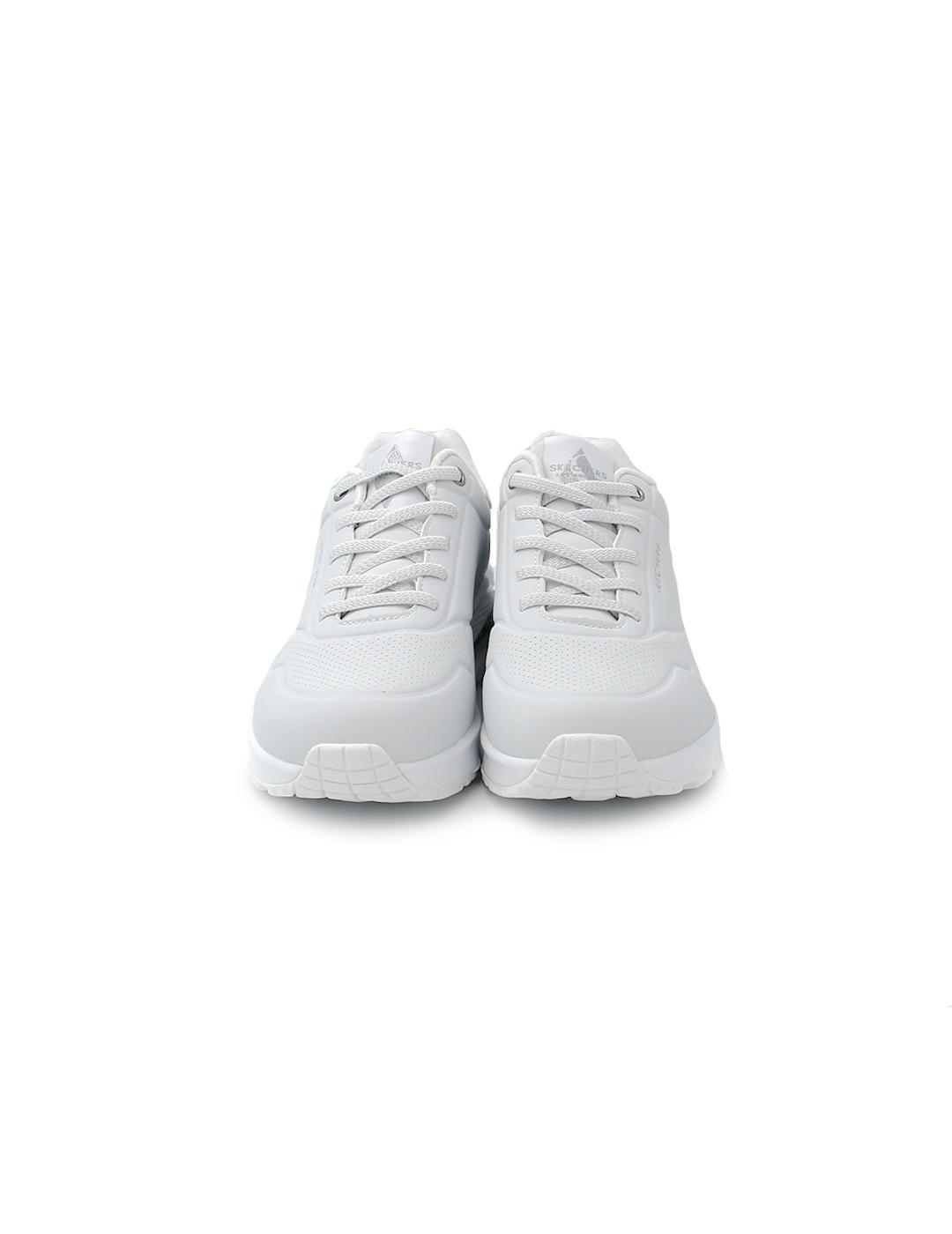 Deportivas Uno - Shimmer Away SKECHERS 155196 Blanco Mujer