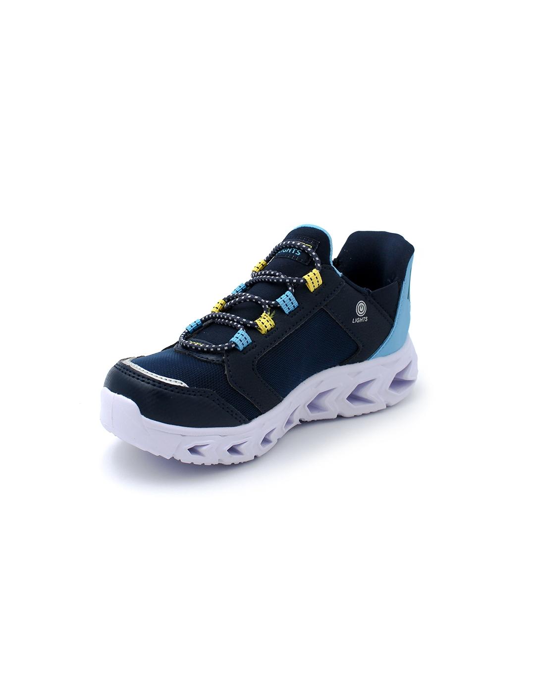 Deportiva SKECHERS 403843L Azul/Luces Niño.