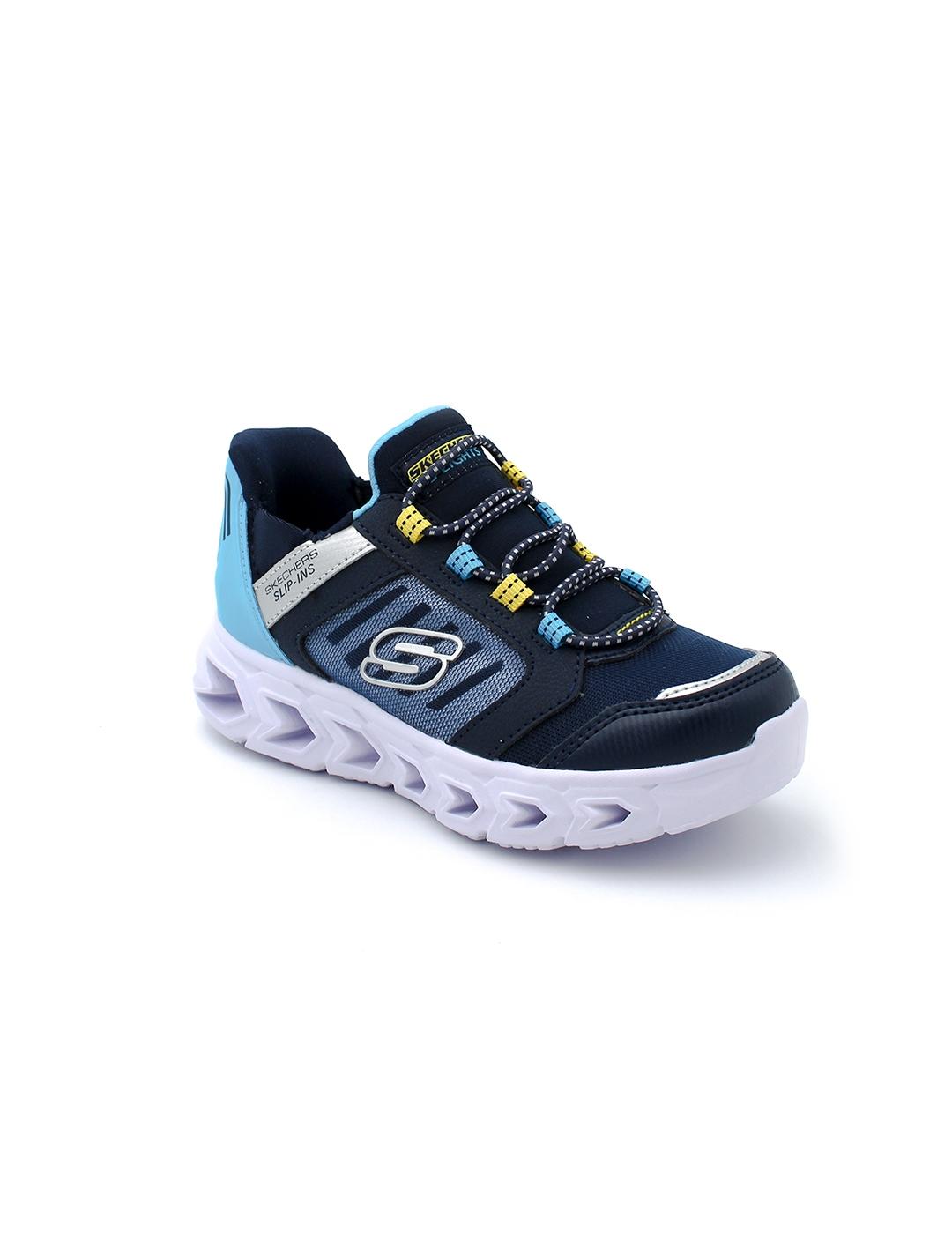 Deportiva SKECHERS 403843L Azul/Luces Niño.