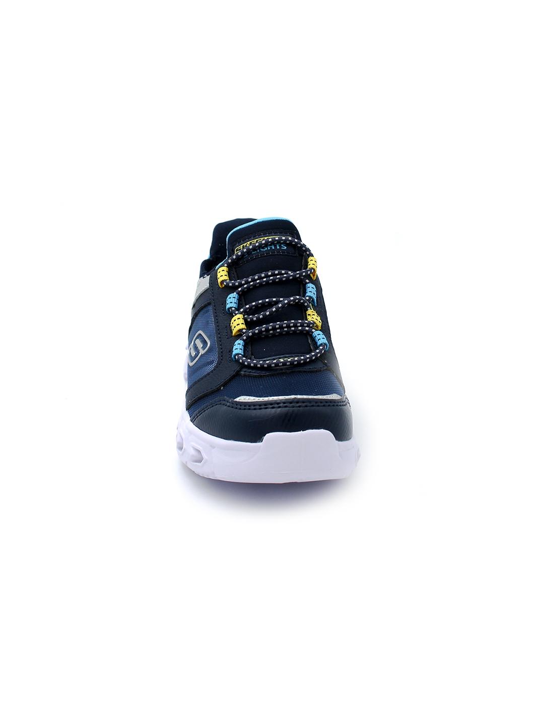 Deportiva SKECHERS 403843L Azul/Luces Niño.
