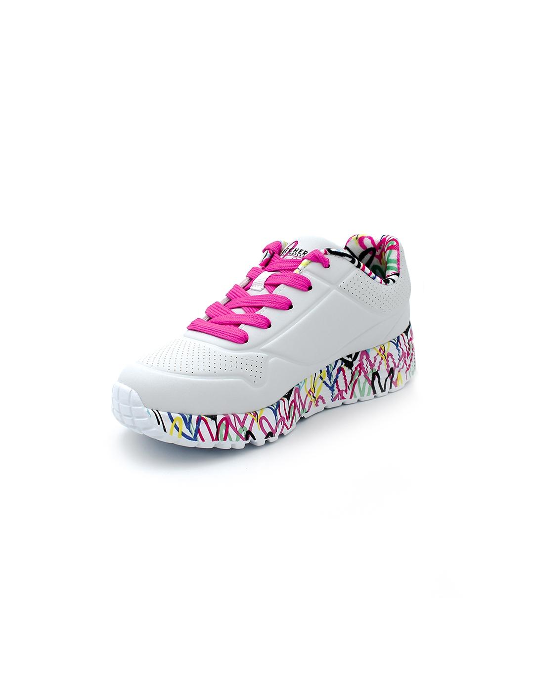Deportivas SKECHERS 314976L Blanco Colores Niña.