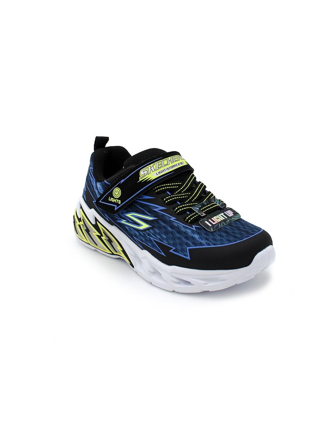 Deportivas SKECHERS 400149L Azul/Luces Niño