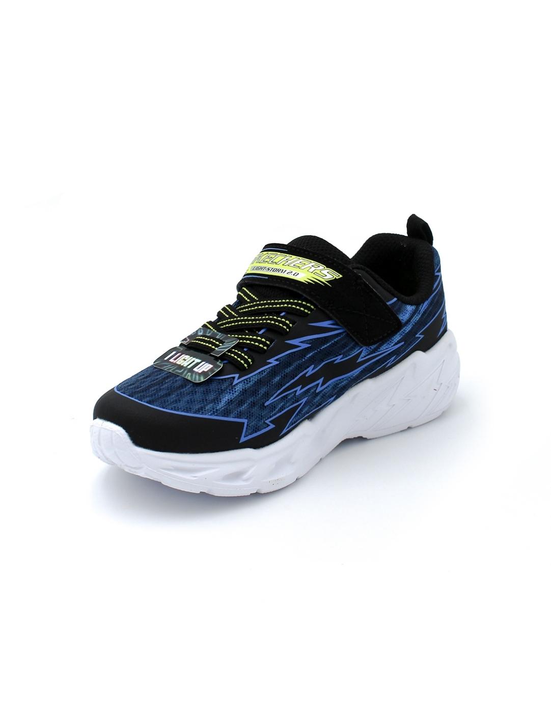 Deportivas SKECHERS 400149L Azul/Luces Niño