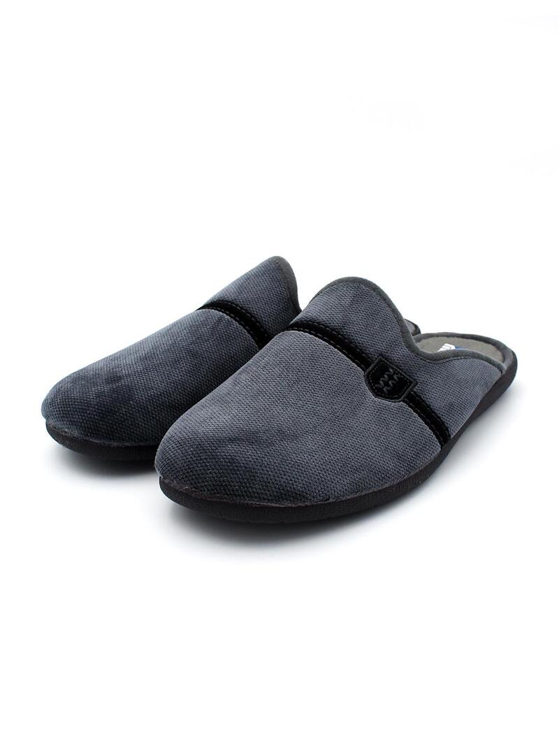 Zapatilla de casa MURO Virginia 9811 Gris Hombre.
