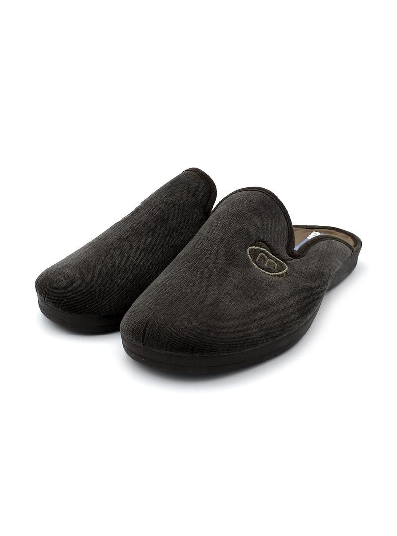 Zapatillas de casa MURO Boston 5906 Marrón Hombre.