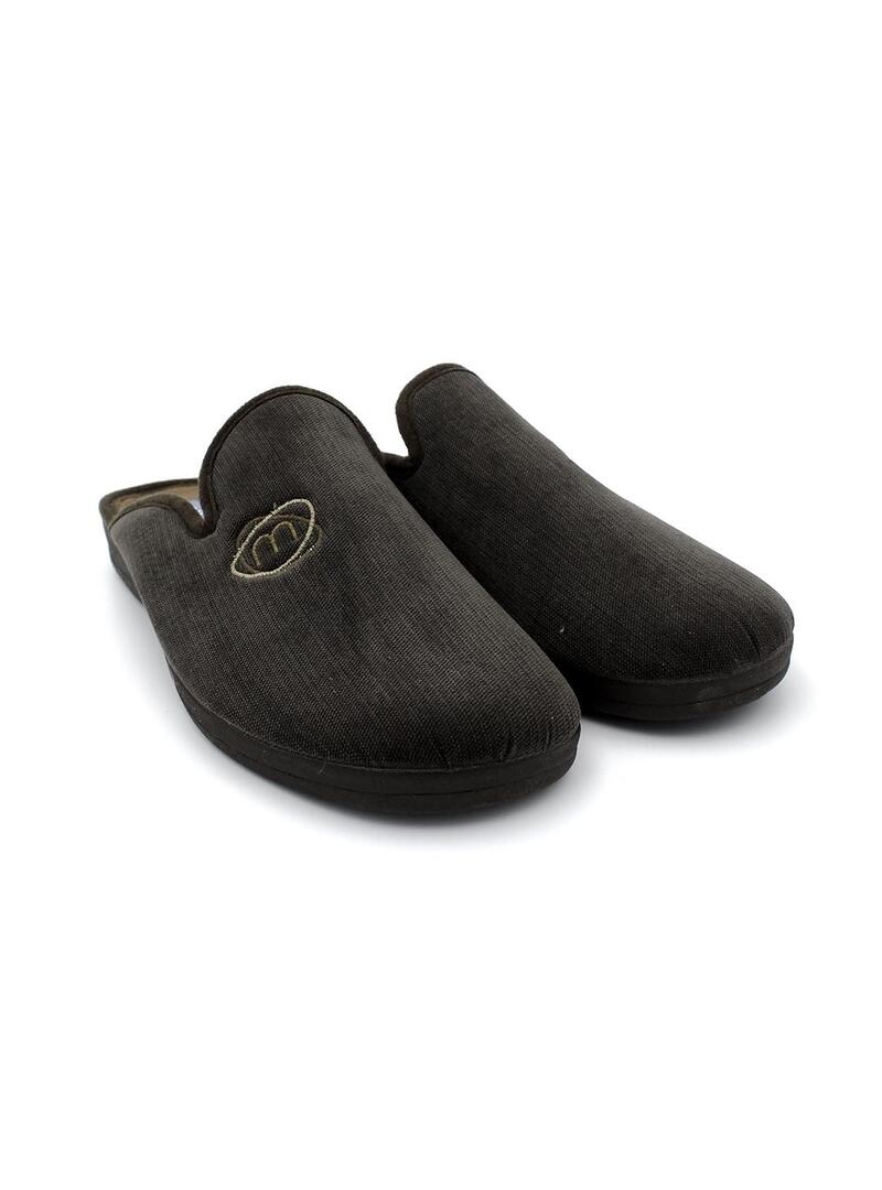 Zapatillas de casa MURO Boston 5906 Marrón Hombre.