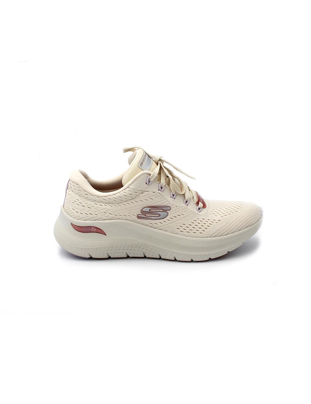 Deportiva SKECHERS 150051 Natural Mujer.