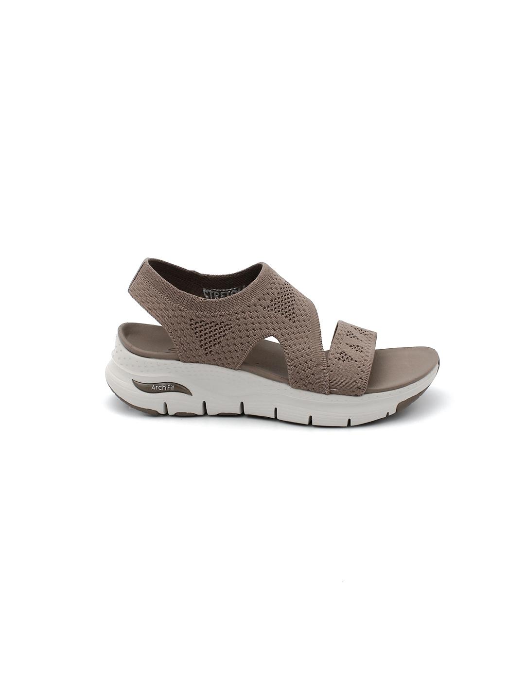 Sandalias SKECHERS 119458 Marrón Mujer.