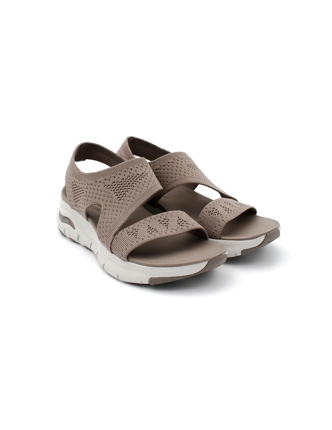 Sandalias SKECHERS 119458 Marrón Mujer.