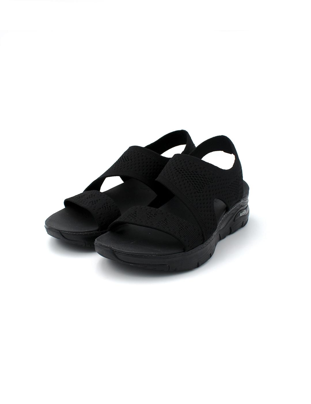 Sandalias SKECHERS 119458 Negro Mujer.