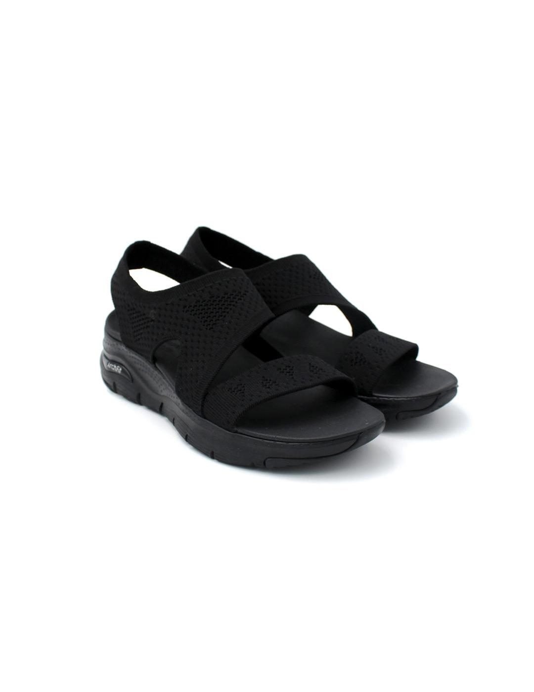 Sandalias SKECHERS 119458 Negro Mujer.