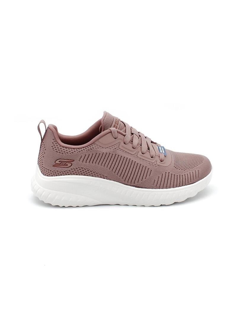 Deportivas SKECHERS BOBS Sport Squad Chao 117209 Rosa Mujer.