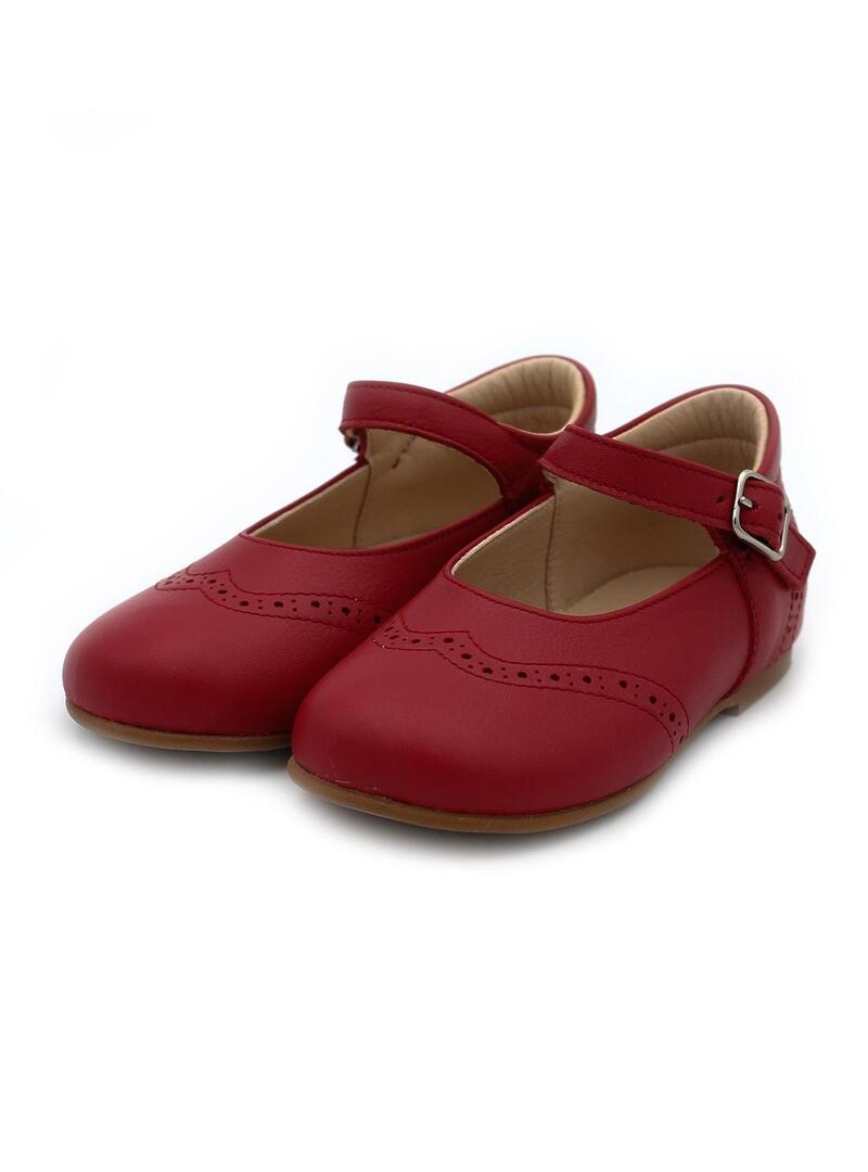 Zapatos Merceditas YOWAS 32204 Rojo Niña.