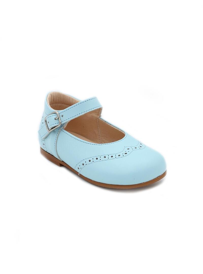 Zapatos Merceditas YOWAS 32204 Azul Niña.