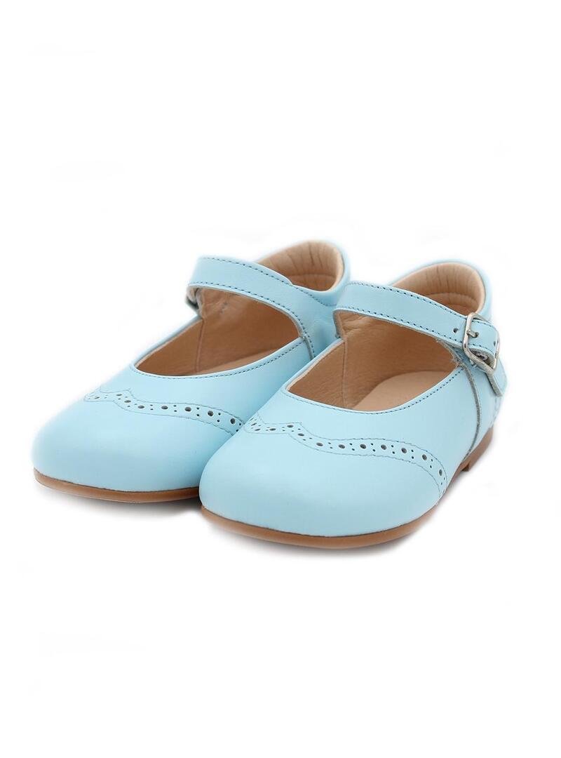 Zapatos Merceditas YOWAS 32204 Azul Niña.