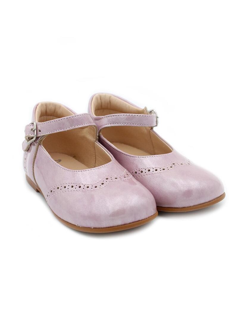 Zapatos Mercedita YOWAS 32204 Lila Niña.