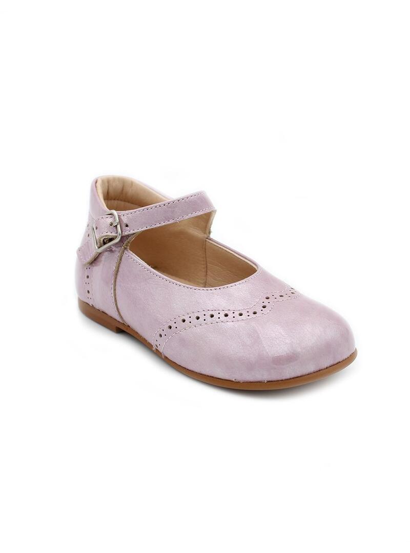 Zapatos Mercedita YOWAS 32204 Lila Niña.