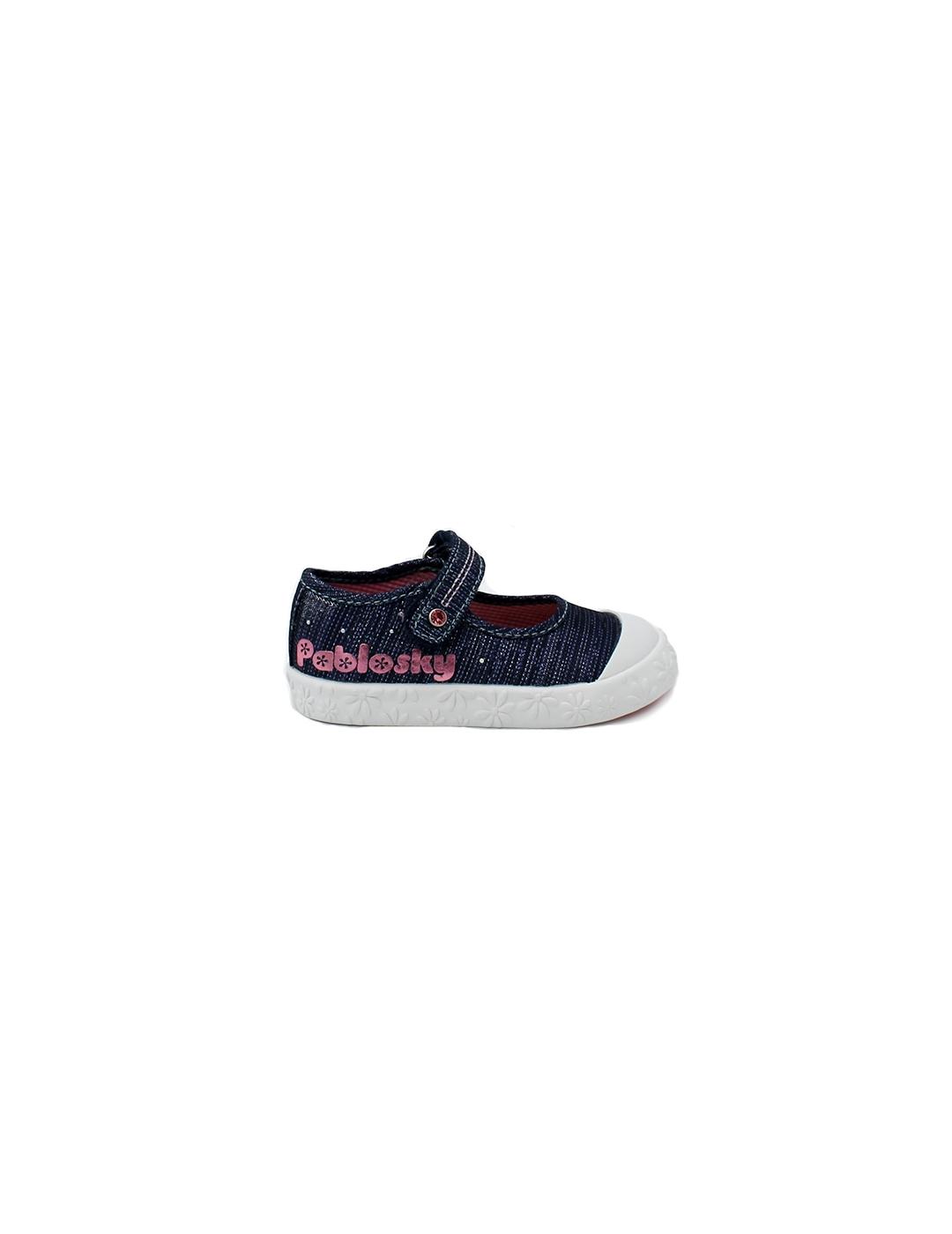 Bambas PABLOSKY 961320 Navy Glitter Niña.